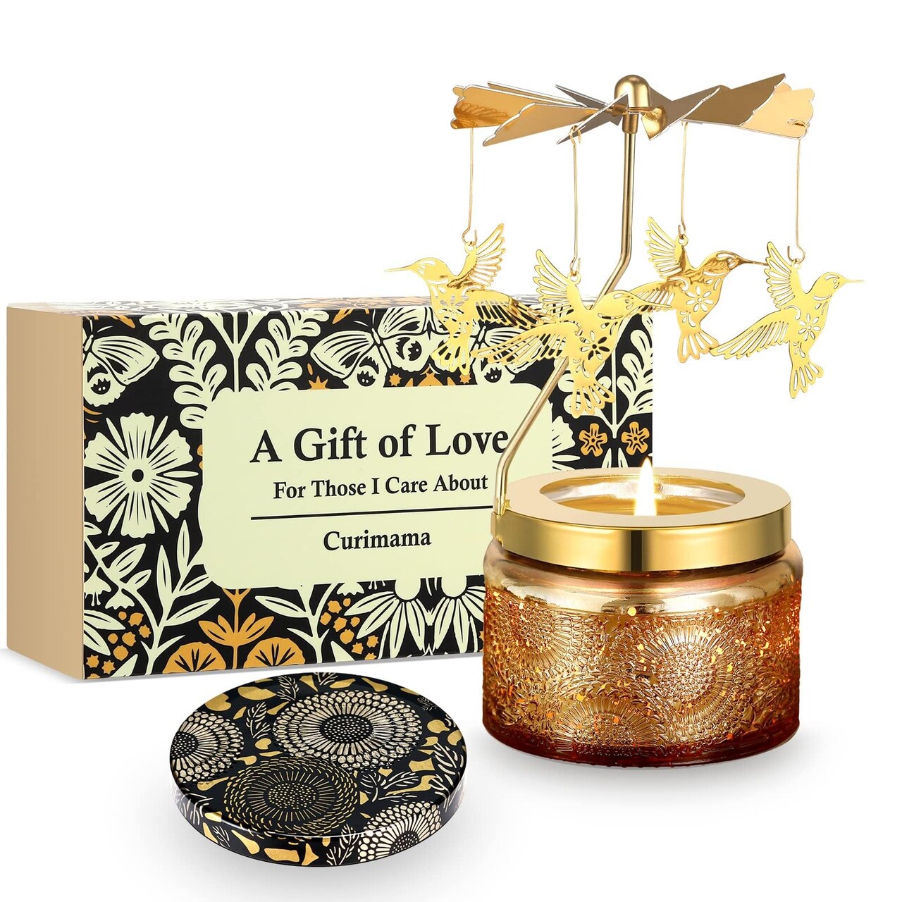 Mothers Day Gifts for Mom from Daughter, Hummingbird Gift for Women Friendship, Rotating Candles for Easter, Unique Birthday Gift for Her, Mothers Day Gifts for Wife Grandma New Mom Mama